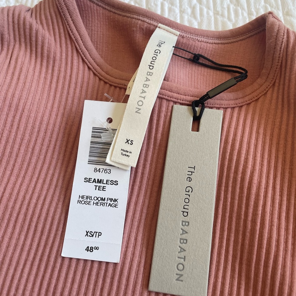 NWT Babaton seamless tee short sleeve bodysuit, XS
